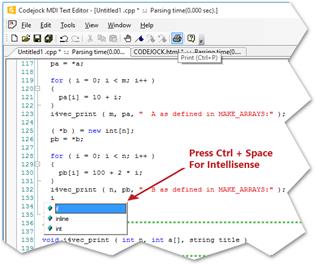 Intellisense Help