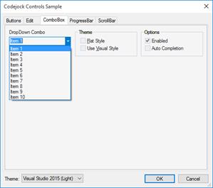 Combo Box Control Themes