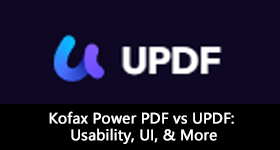 Kofax Power PDF vs UPDF: Usability, UI, & More